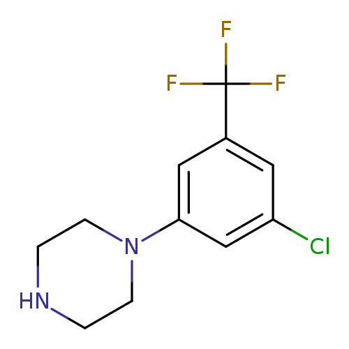 1-(3-chloro-5-(trifluoromethyl)phenyl)piperazine