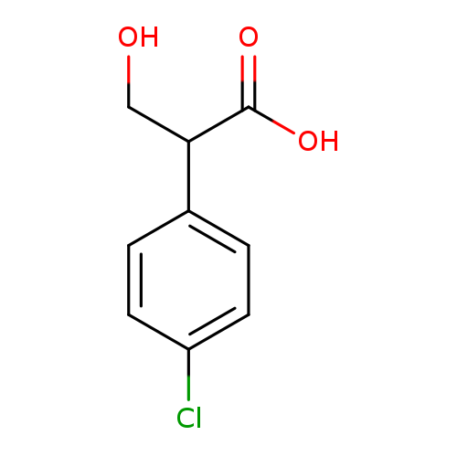 2-(4-chlorophenyl)-3-hydroxypropanoic acid