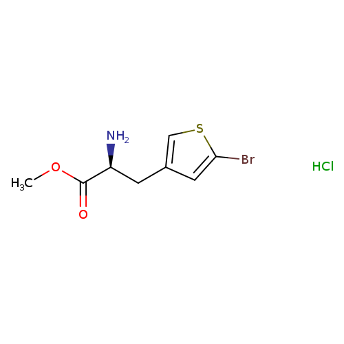 methyl (2S)-2-amino-3-(5-bromothiophen-3-yl)propanoate hydrochloride
