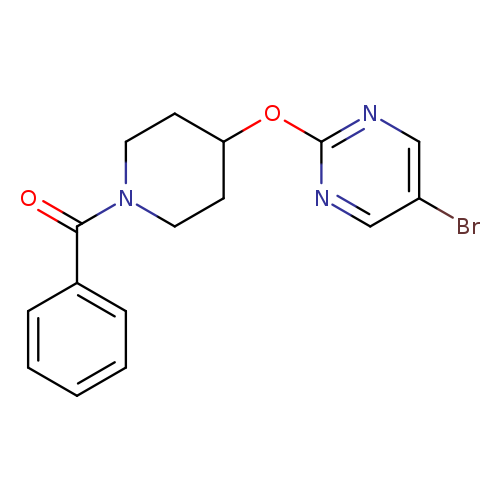 2-[(1-benzoylpiperidin-4-yl)oxy]-5-bromopyrimidine