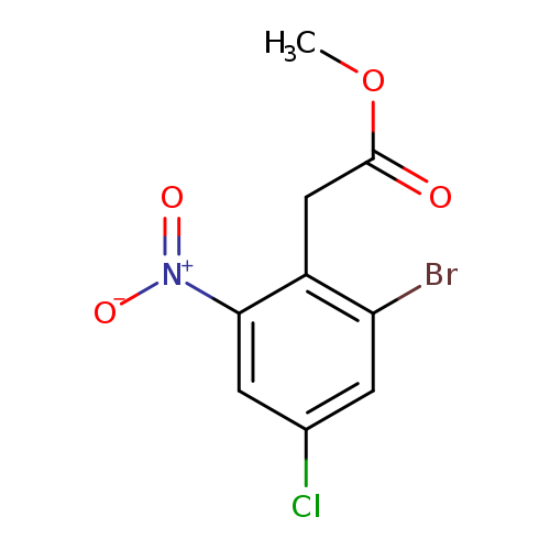 Methyl 2-(2-bromo-4-chloro-6-nitrophenyl)acetate