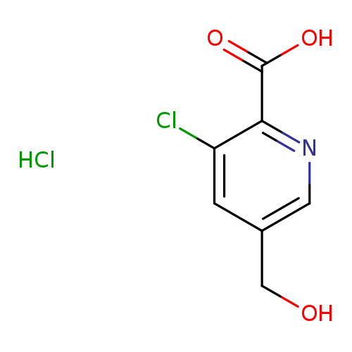 3-chloro-5-(hydroxymethyl)pyridine-2-carboxylic acid hydrochloride