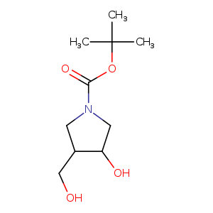 1-Pyrrolidinecarboxylic acid, 3-hydroxy-4-(hydroxyMethyl)-, 1,1-diMethylethyl ester