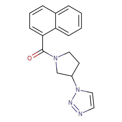 1-[1-(naphthalene-1-carbonyl)pyrrolidin-3-yl]-1H-1,2,3-triazole