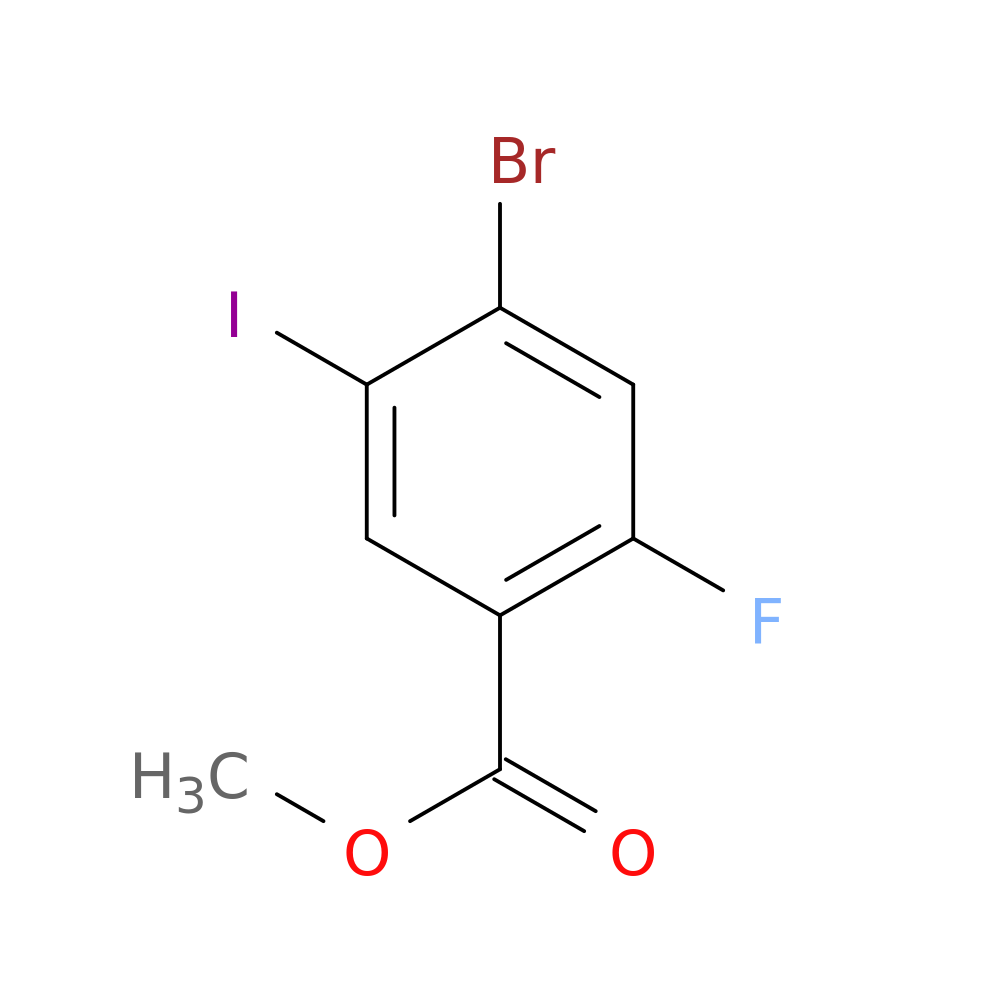 Methyl 4-bromo-2-fluoro-5-iodobenzoate