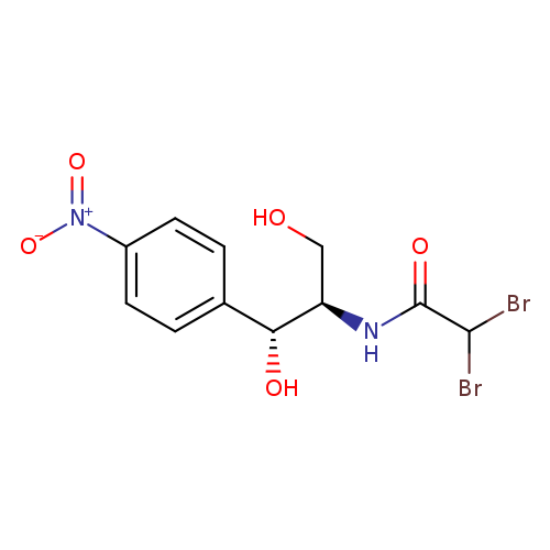 [R-(R*,R*)]-2,2-dibromo-N-[2-hydroxy-1-(hydroxymethyl)-2-(4-nitrophenyl)ethyl]-acetamide