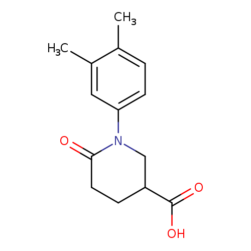 1-(3,4-dimethylphenyl)-6-oxopiperidine-3-carboxylic acid