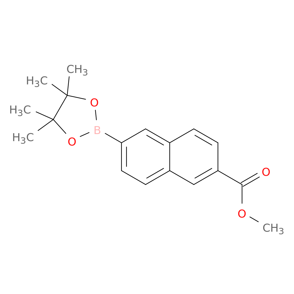 2-Naphthalenecarboxylic acid, 6-(4,4,5,5-tetramethyl-1,3,2-dioxaborolan-2-yl)-, methyl ester