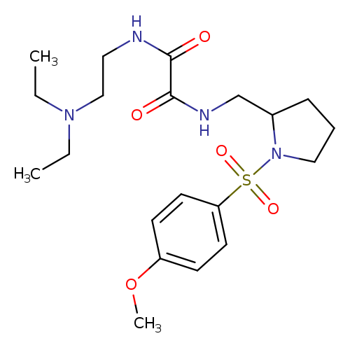 N-[2-(diethylamino)ethyl]-N'-{[1-(4-methoxybenzenesulfonyl)pyrrolidin-2-yl]methyl}ethanediamide