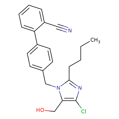 4'-[(2-Butyl-4-chloro-5-hydroxymethyl-1h-imidazol-1-yl)methyl]-1,1'-biphenyl-2-carbonitrile