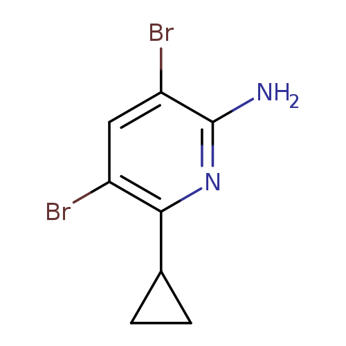 3,5-dibromo-6-cyclopropylpyridin-2-amine