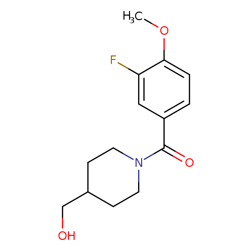 [1-(3-fluoro-4-methoxybenzoyl)piperidin-4-yl]methanol