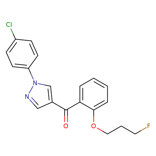 1-(4-chlorophenyl)-4-[2-(3-fluoropropoxy)benzoyl]-1H-pyrazole