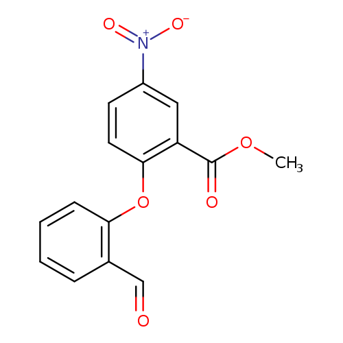 Methyl 2-(2-formylphenoxy)-5-nitrobenzoate