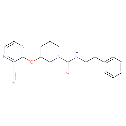 3-[(3-cyanopyrazin-2-yl)oxy]-N-(2-phenylethyl)piperidine-1-carboxamide
