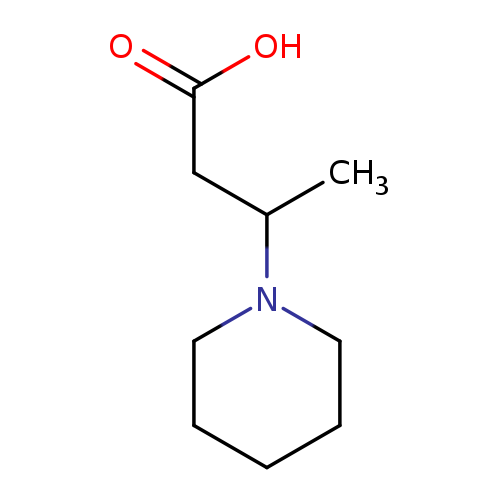 3-(1-Piperidinyl)butanoic acid