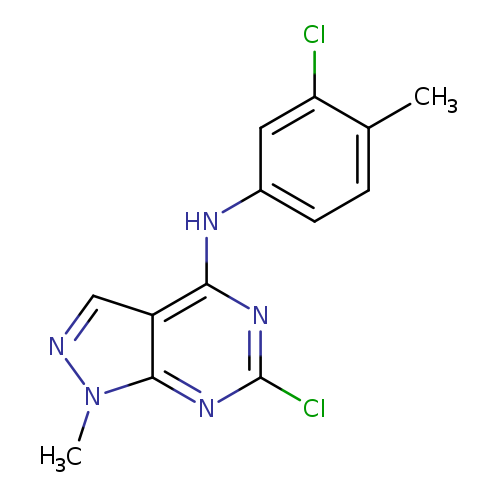 6-Chloro-N-(3-chloro-4-methylphenyl)-1-methyl-1H-pyrazolo[3,4-d]pyrimidin-4-amine