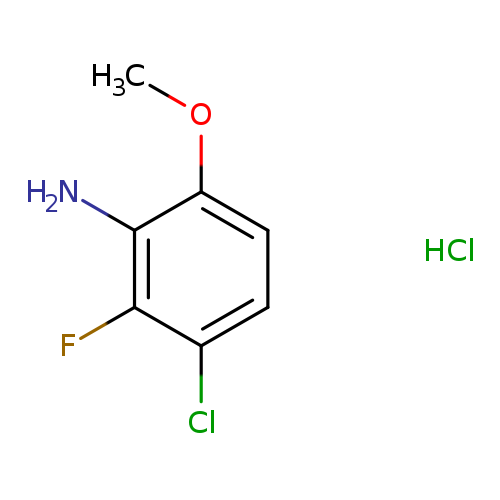 3-chloro-2-fluoro-6-methoxyaniline hydrochloride