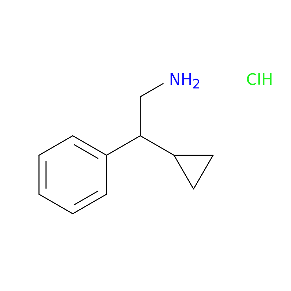 2-cyclopropyl-2-phenylethan-1-amine hydrochloride