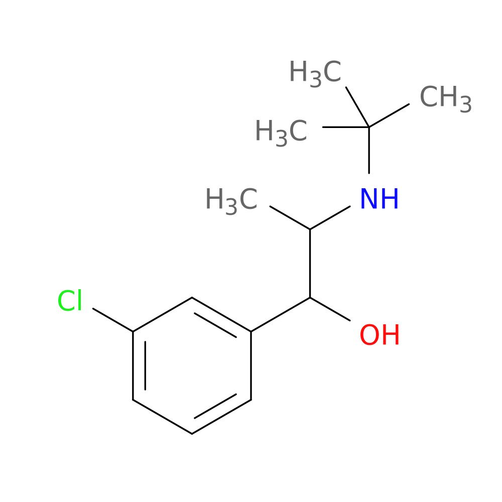 2-(tert-butylamino)-1-(3-chlorophenyl)propan-1-ol