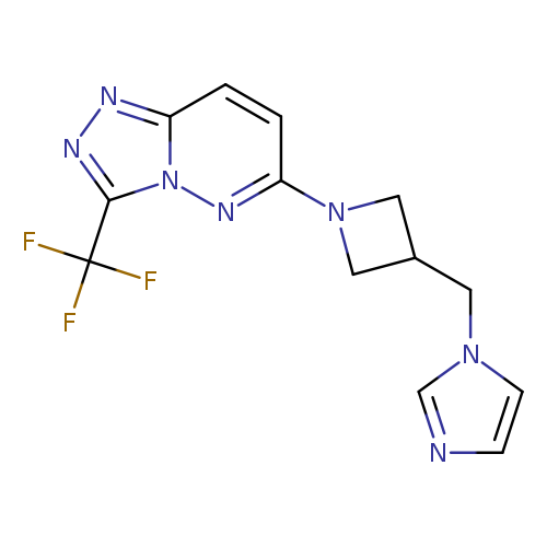 1-({1-[3-(trifluoromethyl)-[1,2,4]triazolo[4,3-b]pyridazin-6-yl]azetidin-3-yl}methyl)-1H-imidazole
