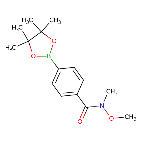 N-Methoxy-N-methyl-4-(4,4,5,5-tetramethyl-1,3,2-dioxaborolan-2-yl)benzamide