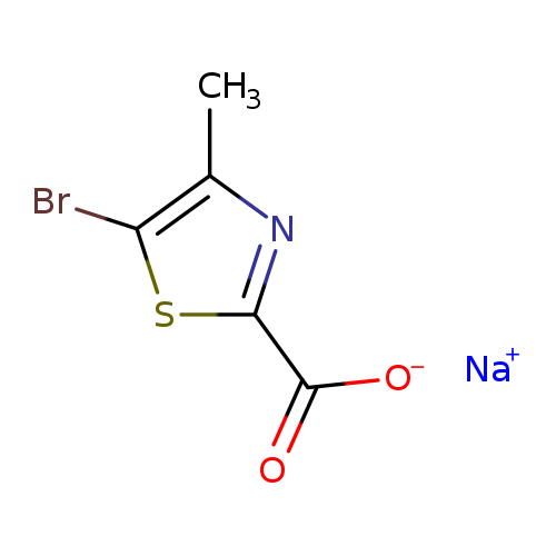 sodium 5-bromo-4-methyl-1,3-thiazole-2-carboxylate