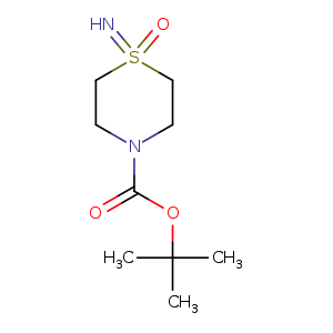 tert-butyl 1-imino-1-oxo-1(lambda6)-thiomorpholine-4-carboxylate
