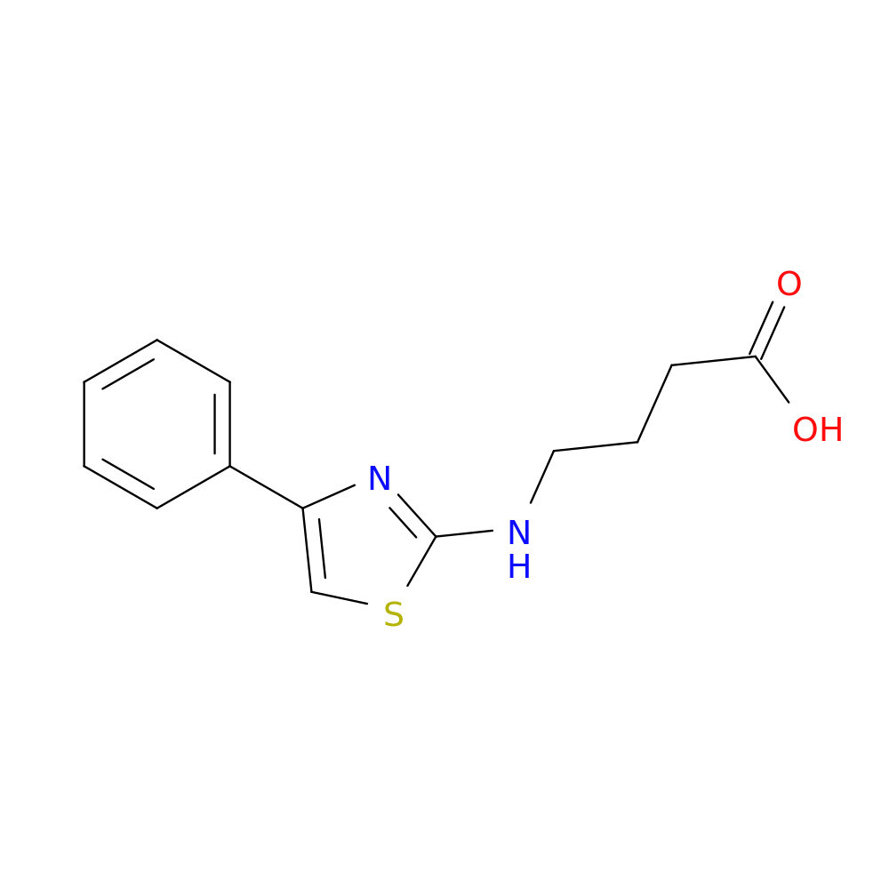 4-[(4-phenyl-1,3-thiazol-2-yl)amino]butanoic acid
