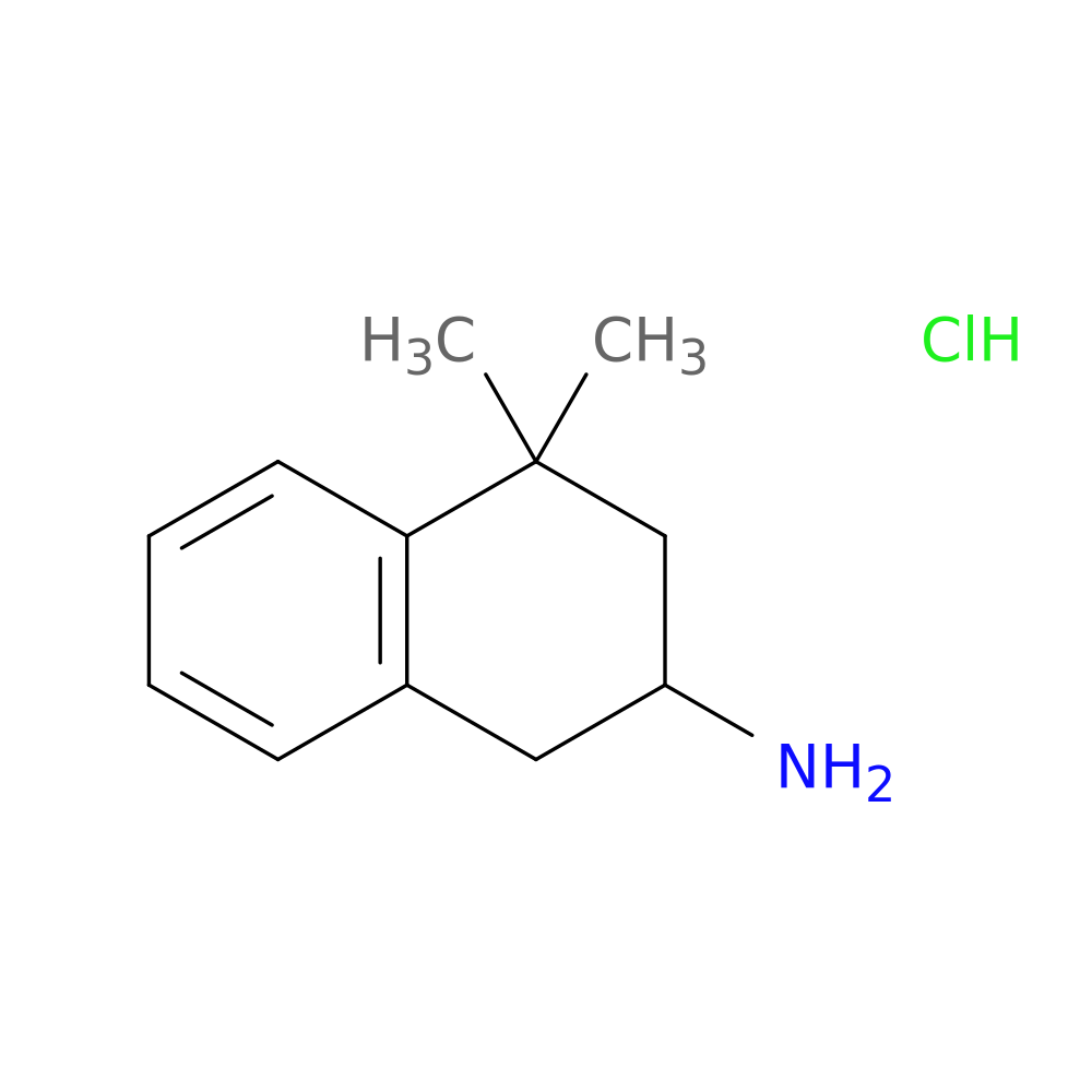 4,4-dimethyl-1,2,3,4-tetrahydronaphthalen-2-amine hydrochloride