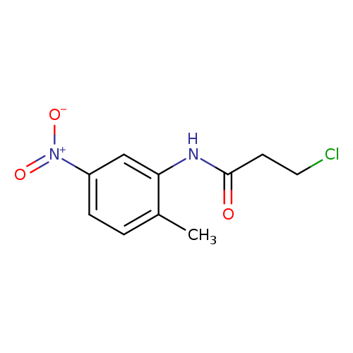 3-chloro-N-(2-methyl-5-nitrophenyl)propanamide