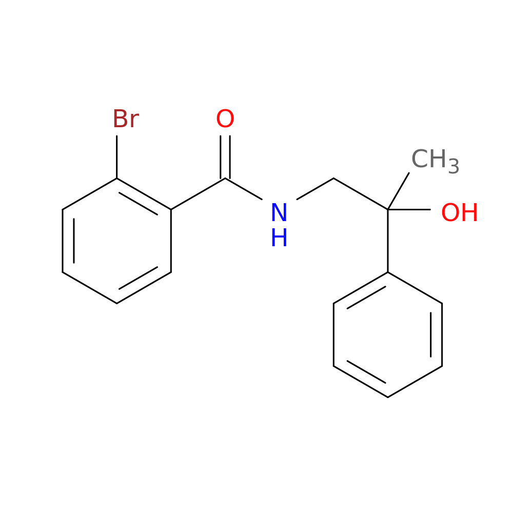 2-bromo-N-(2-hydroxy-2-phenylpropyl)benzamide