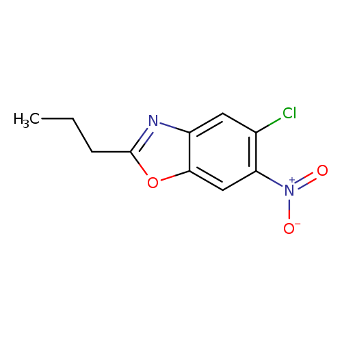 5-Chloro-6-nitro-2-propylbenzo[d]oxazole