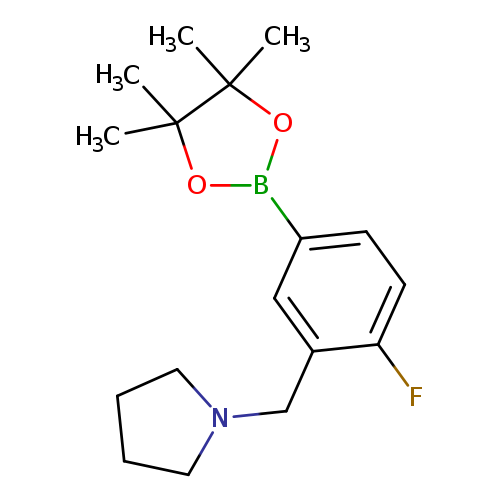 4-Fluoro-3-(pyrrolidinomethyl)phenylboronic acid pinacol ester