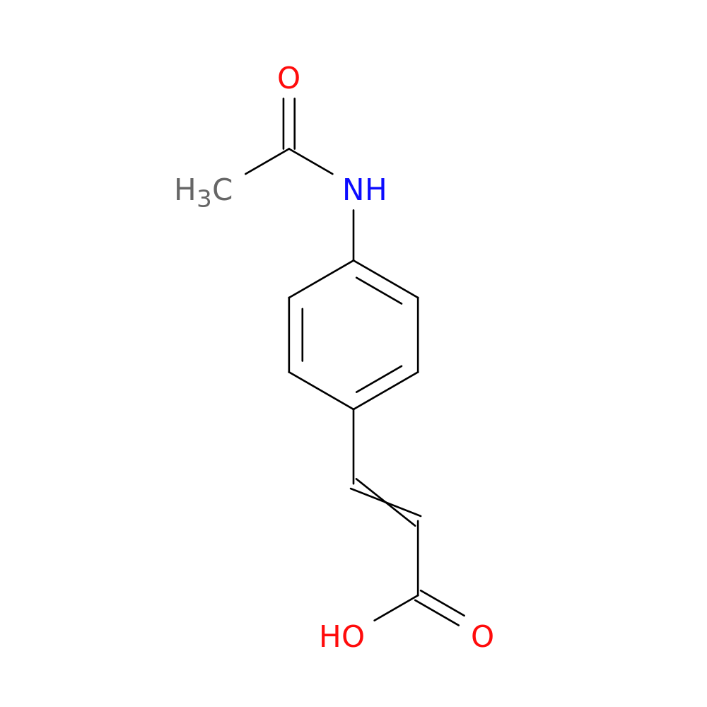 3-(4-Acetamidophenyl)acrylic acid