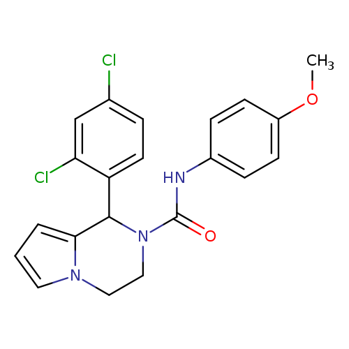 1-(2,4-dichlorophenyl)-N-(4-methoxyphenyl)-1H,2H,3H,4H-pyrrolo[1,2-a]pyrazine-2-carboxamide
