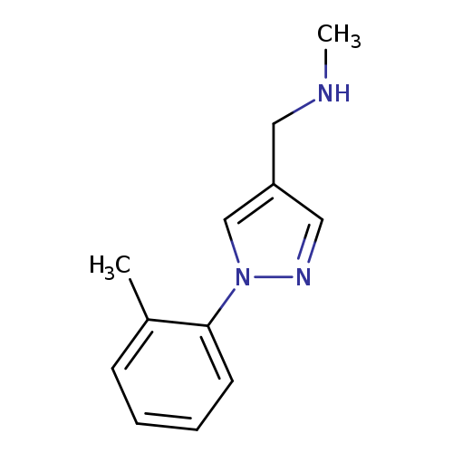 N-Methyl-1-(1-(o-tolyl)-1H-pyrazol-4-yl)methanamine