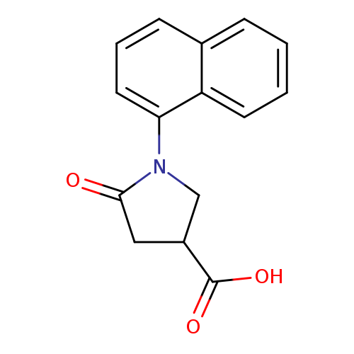1-Naphthalen-1-yl-5-oxo-pyrrolidine-3-carboxylic acid