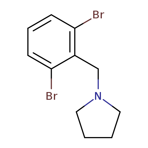 1-(2,6-Dibromobenzyl)pyrrolidine