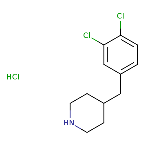 Piperidine, 4-[(3,4-dichlorophenyl)methyl]-, hydrochloride (1:1)