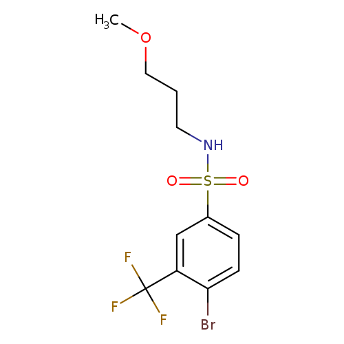 N-(3-Methoxypropyl) 4-bromo-3-trifluoromethylbenzenesulfonamide