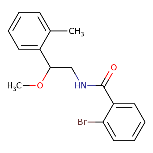 2-bromo-N-[2-methoxy-2-(2-methylphenyl)ethyl]benzamide