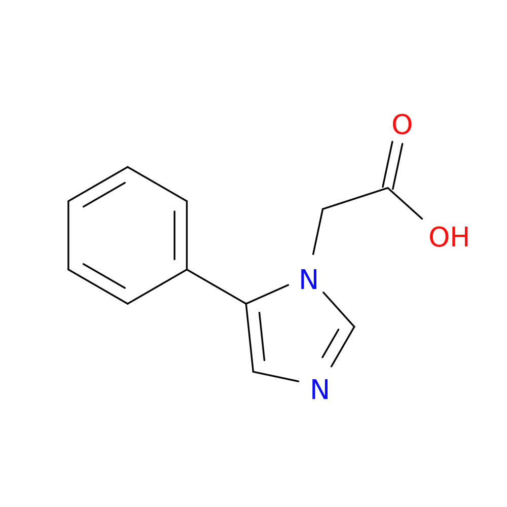 2-(5-phenyl-1H-imidazol-1-yl)acetic acid