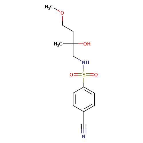 4-cyano-N-(2-hydroxy-4-methoxy-2-methylbutyl)benzene-1-sulfonamide