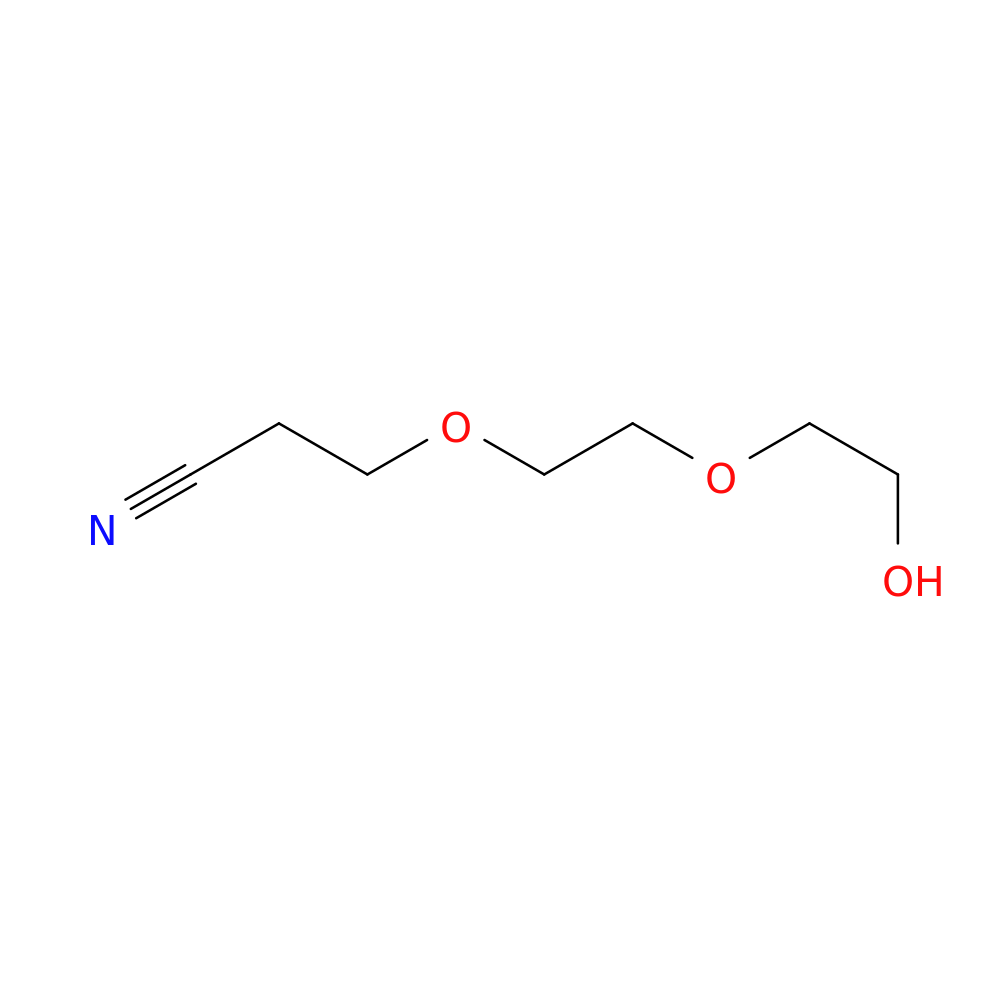 3-[2-(2-Hydroxyethoxy)ethoxy]propanenitrile