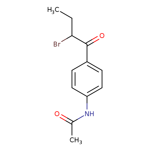 N-[4-(2-bromobutanoyl)phenyl]acetamide