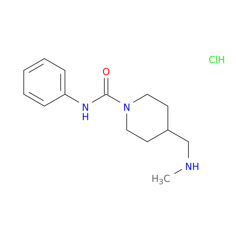 4-[(Methylamino)methyl]-N-phenylpiperidine-1-carboxamide hydrochloride