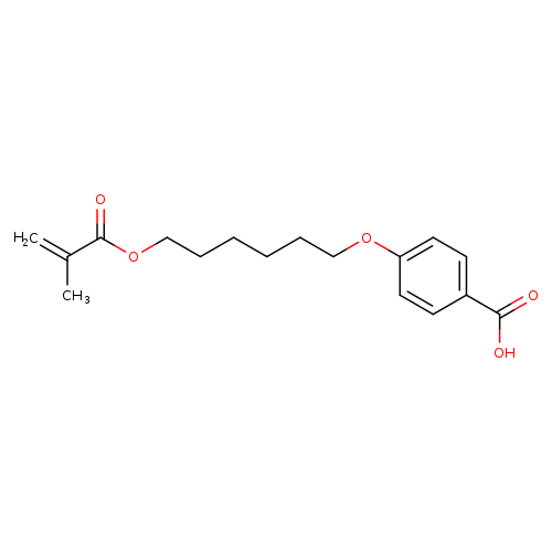 4-[[6-[(2-Methyl-1-oxo-2-propen-1-yl)oxy]hexyl]oxy]benzoic acid