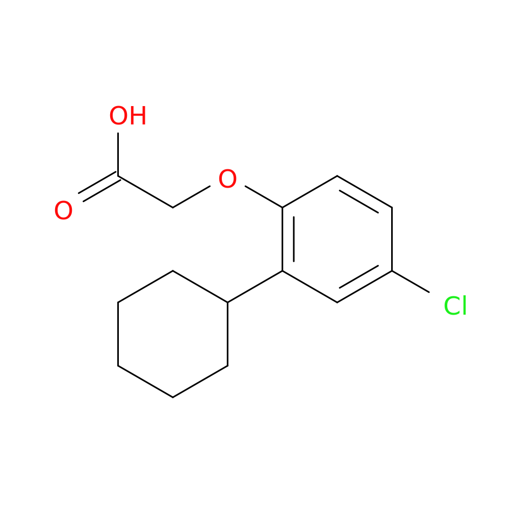 2-(4-chloro-2-cyclohexylphenoxy)acetic acid