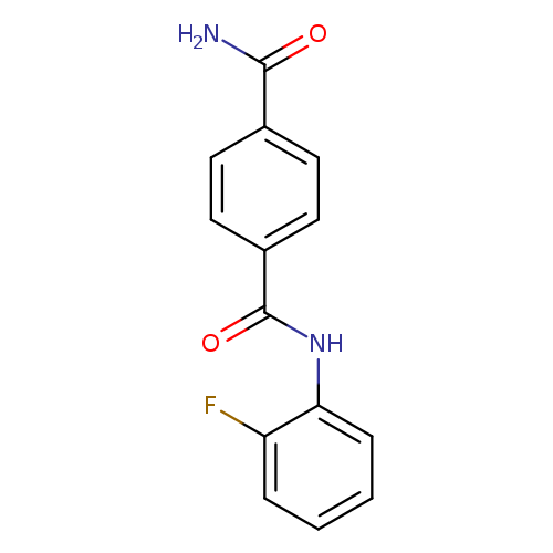 N1-(2-fluorophenyl)benzene-1,4-dicarboxamide